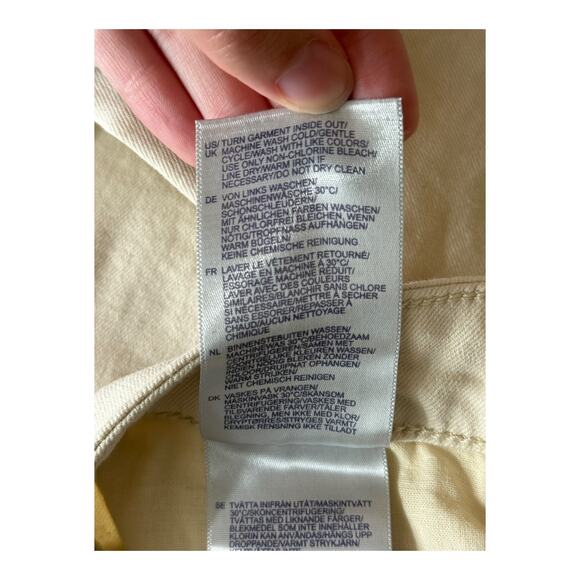 NYDJ Jeans Teresa wide leg ankle beige 16 - Picture 6 of 7